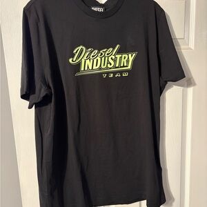 Diesel Black Tee with Neon Logo